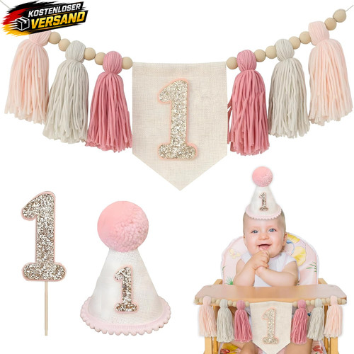 Geburtstagsdeko set mädchen - mädchen, 1