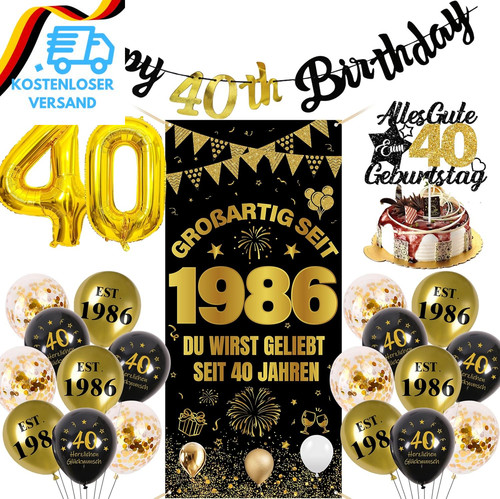 Geburtstag deko set - geburtstag,