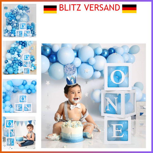 Blau geburtstagsdeko - blau, 1