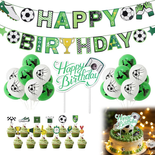 Tortendeko fußball set - fußball, 33
