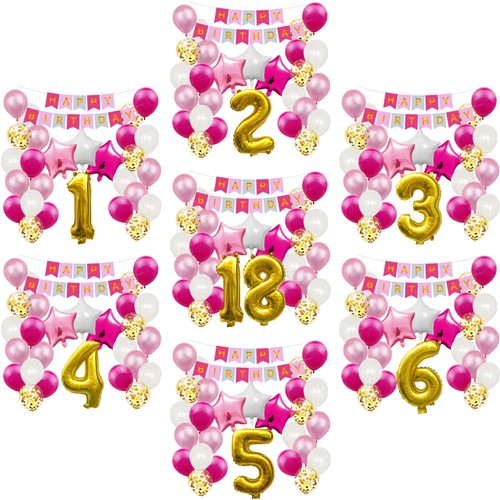 Geburtstag deko set girlande - deko,