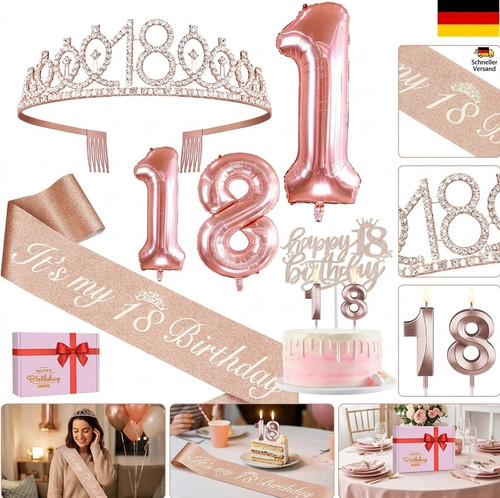 Geburtstag deko mädchen - geburtstag, 18
