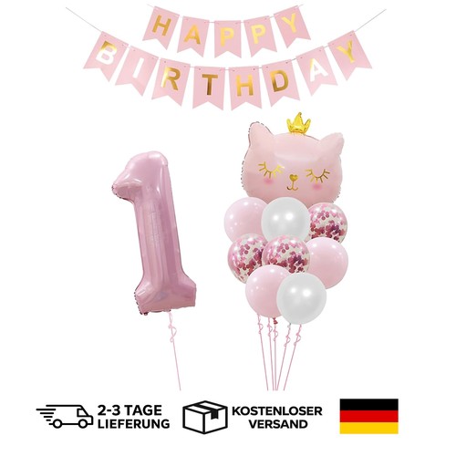 Geburtstag mädchen ballon set - geburtstag,