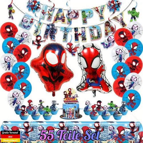 Spiderman geburtstag set - spiderman,