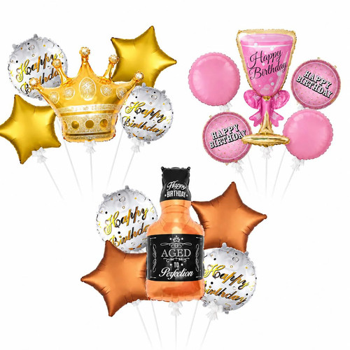 Happy birthday ballons - happy,