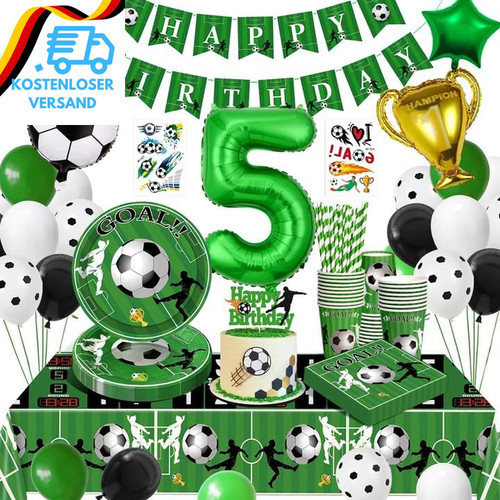Fußball geburtstag deko - fußball,