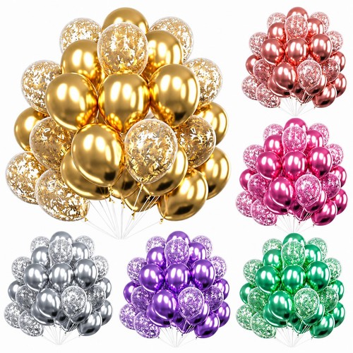 Metallic luftballons konfetti - metallic,