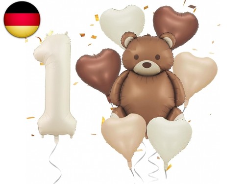 Bär luftballons geburtstag - bär,